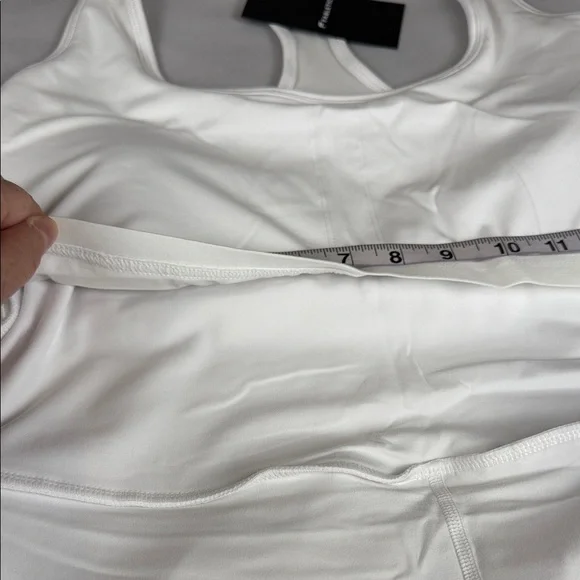 Hot Shot Skort Dress XL Mini Pleated Classic White Tennis Racerback Women's - Picture 5 of 11